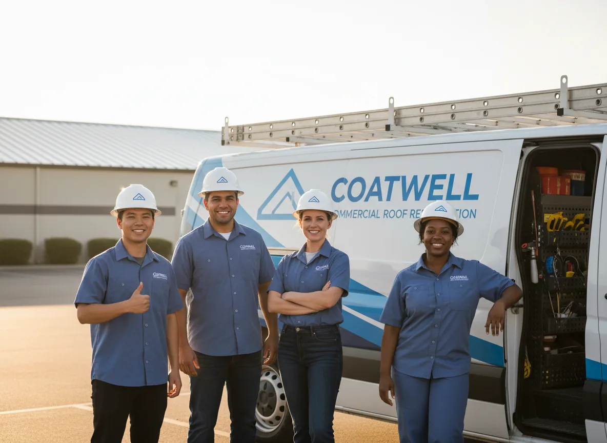 Commercial roof coating company in Slick, OK
